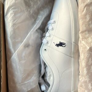 Halford Polo White Leather Sneakers